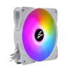 EVOLVEO 12FMW, ventilátor, 120mm, 4pin molex, ARGB, master, bílý