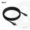 Club3D kabel USB-C, Oboustranný USB-IF Certifikovaný data kabel, Data 480Mb,PD 240W(48V/5A) EPR M/M 2m