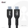 Club3D kabel USB-C, Oboustranný USB-IF Certifikovaný data kabel, Data 480Mb,PD 240W(48V/5A) EPR M/M 2m