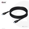 Club3D kabel USB-C, Oboustranný USB-IF Certifikovaný data kabel, Data 480Mb,PD 240W(48V/5A) EPR M/M 2m