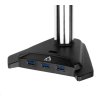 ARCTIC stolní držák Z2 Pro (Gen3) pro 2x LCD do 34", nosnost 2x15kg, 4x USB HUB, černý (black)