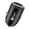 C-TECH nabíječka USB do auta UCC-02, 1x Type C + 1 x Type A, 30W