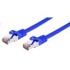 C-TECH Kabel patchcord Cat6, FTP, modrý, 2m