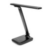 Platinet PDL194B stolní LED lampa Remus 5W stmívatelná, dotykové ovládání, USB port, černá