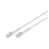 Digitus CAT 6A F-FTP ohebný propojovací kabel, Cu, TPE-LSZH AWG 32/7, délka 5 m, šedá