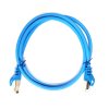 Kabel Patch FTP 6A RJ45/568B, 26AWG 1m modrý