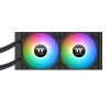 THERMALTAKE Vodní chladič LA240 ARGB, 2x120mm ARGB, LGA1851, AM5, černá