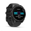 Garmin fenix® 8 – 47 mm, AMOLED, Slate grey a Černý silikonový řemínek, EU