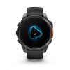 Garmin fenix® 8 – 47 mm, AMOLED, Slate grey a Černý silikonový řemínek, EU