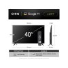 CHiQ L40FT TV 40", FHD, smart, Google TV, dbx-tv, Dolby Audio, Frameless