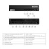 LENOVO PC ThinkCentre M70q Gen 5 Tiny - i3-14100T,8GB,256SSD,HDMI,DP,Int. Intel UHD 730,W11P,3Y Onsite