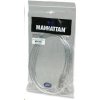 MANHATTAN Kabel USB 2.0 A-B propojovací 3m (stříbrný)