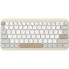 ASUS klávesnice KW100 Oat Milk - bezdrátová/bluetooth/CZ/SK/krémová with copilot key