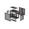 DEEPCOOL Case CG530 4F, ATX, Průhledná bočnice, černá