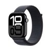 Apple Watch Series 10 GPS 42mm Klavírně černý hliník s inkoustovým sportovním řemínkem