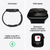 Apple Watch Series 10 GPS 42mm Stříbrný hliník s denimovým sportovním řemínkem - S/M