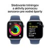Apple Watch Series 10 GPS 42mm Stříbrný hliník s denimovým sportovním řemínkem - S/M