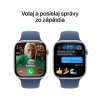 Apple Watch Series 10 GPS 46mm Stříbrný hliník s denimovým sportovním řemínkem - M/L