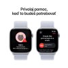 Apple Watch Series 10 GPS 46mm Stříbrný hliník s oblačně modrým sportovním řemínkem