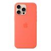 iPhone 16 Pro Max Silicone Case with MagSafe - Mandarinková