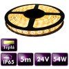 LED pásek - SMD 2835 - 5m - 60LED/m - 10,8W/m - 24V - IP65 - teplá bílá