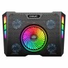 EVOLVEO Ania 16, chladicí podložka pod notebook, 5x ventilátor, RGB podsvícení