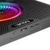 EVOLVEO Ania 16, chladicí podložka pod notebook, 5x ventilátor, RGB podsvícení