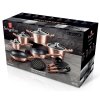 Sada nádobí Berlingerhaus s mramorovým povrchem 15 ks Rosegold Metallic Line