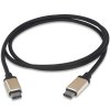Kabel USB 3.1 konektor C/male - USB 3.1 konektor C/male ,0,5m hliníkové konektory