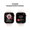 Apple Watch Series 11 GPS + Cellular 42mm Ružově zlatý hliník se světle ruměným sportovním řemínkem - M/L
