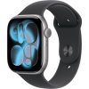 Apple Watch Series 11 GPS 46mm Space Grey Aluminium Case with Black Sport Band - M/L