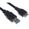 Kabel PremiumCord USB 3.0 - Micro USB 3.0 M/M 5m, černý