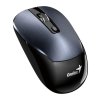 Genius NX-7125 Myš, bezdrátová, optická, 1200DPI, 4 tlačítka, Copilot, 2,4GHz, USB-A, 1× AA baterie, kovově šedá