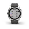 Garmin fenix 7s Glass, Silver/ Graphite Silicone Band, EU