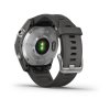Garmin fenix 7s Glass, Silver/ Graphite Silicone Band, EU