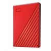 BAZAR - WD My Passport Portable 2TB, Externí HDD, USB 3.0, červená (Bez příšlušenství)