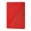 BAZAR - WD My Passport Portable 2TB, Externí HDD, USB 3.0, červená (Bez příšlušenství)