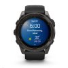 Garmin fenix® 8 AMOLED Sapphire - 51 mm - Carbon Gray DLC Titanium with Black | Pebble Gray Silicone Band, EU