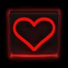 2Kids Toys LED NEON LIGHT lampička Srdce červené