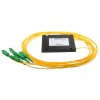 Splitter PLC optický -1x4, 1260-1650nm, ABS box, SC/APC, 1,5m