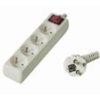 Kabel prodlužka PP4 220V 3m (4zás. + vypínač) POWERGARDEN