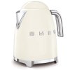 Smeg KLF03CREU rychlovarná konvice, 1,7 l, (7 šálků), 2400 W, styl 50. let, krémová