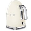 Smeg KLF03CREU rychlovarná konvice, 1,7 l, (7 šálků), 2400 W, styl 50. let, krémová