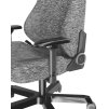 Herní židle DXRacer TANK šedá, látková, 8-12 hodin denně