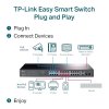 Switch TP-Link TL-SG1428PE Smart, 26x GLan, 24x PoE+, 2x SFP, 250W