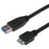 PREMIUMCORD Kabel USB 3.0 A - Micro B 1m, propojovací (M/M)