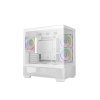 DEEPCOOL Case CG380 3F WH, mATX, ARGB, Průhledná bočnice, 3x120mm Fan, bílá