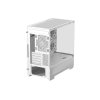 DEEPCOOL Case CG380 3F WH, mATX, ARGB, Průhledná bočnice, 3x 120mm Fan, bílá