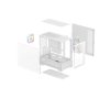 DEEPCOOL Case CG380 3F WH, mATX, ARGB, Průhledná bočnice, 3x 120mm Fan, bílá