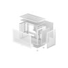 DEEPCOOL Case CH260 WH, mATX, Průhledná bočnice, bílá